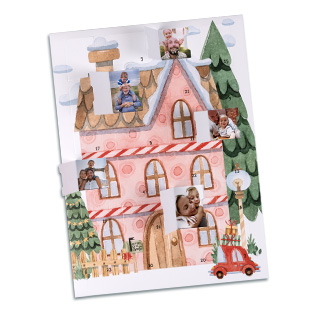 Poster-Adventkalender Haus